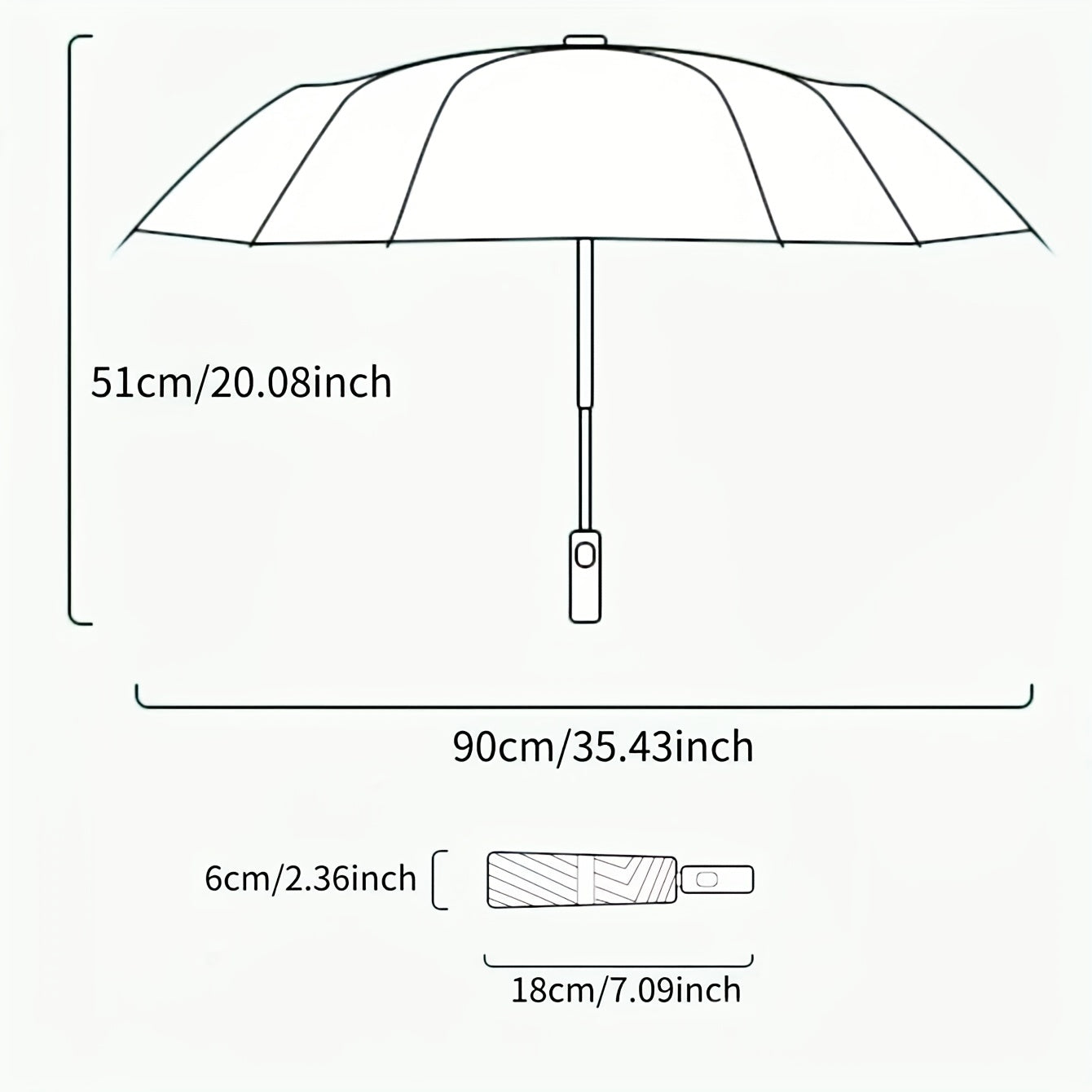 Portable Heart Print Folding Manual Umbrella Mini Parasol Rain Or Shine