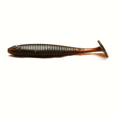8pcs Paddle Tail Soft Lure Swimbait Fishing Accessories