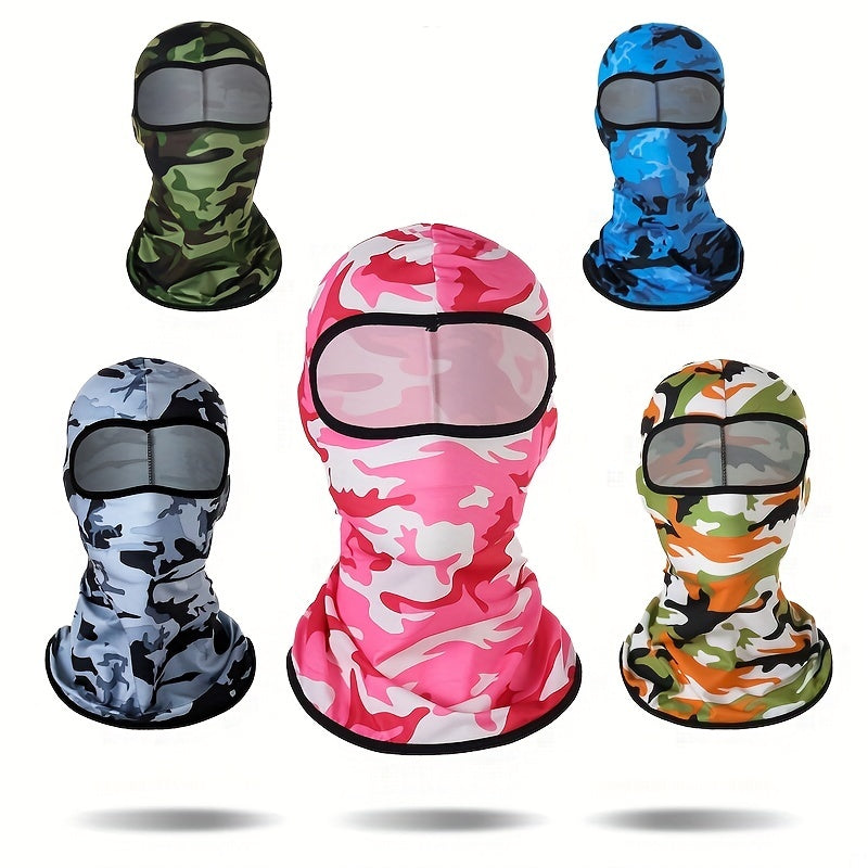 UV Protection Balaclava Hat Camouflage Ski Mask Outdoor Sun Protection Hat