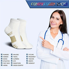 Copper Compression Socks for Men and Women - Ankle Support for Plantar Fasciitis