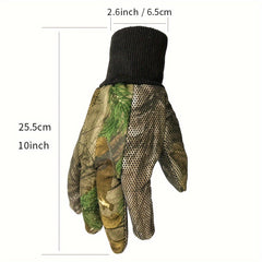 Comfortable Camo Shooting Gloves