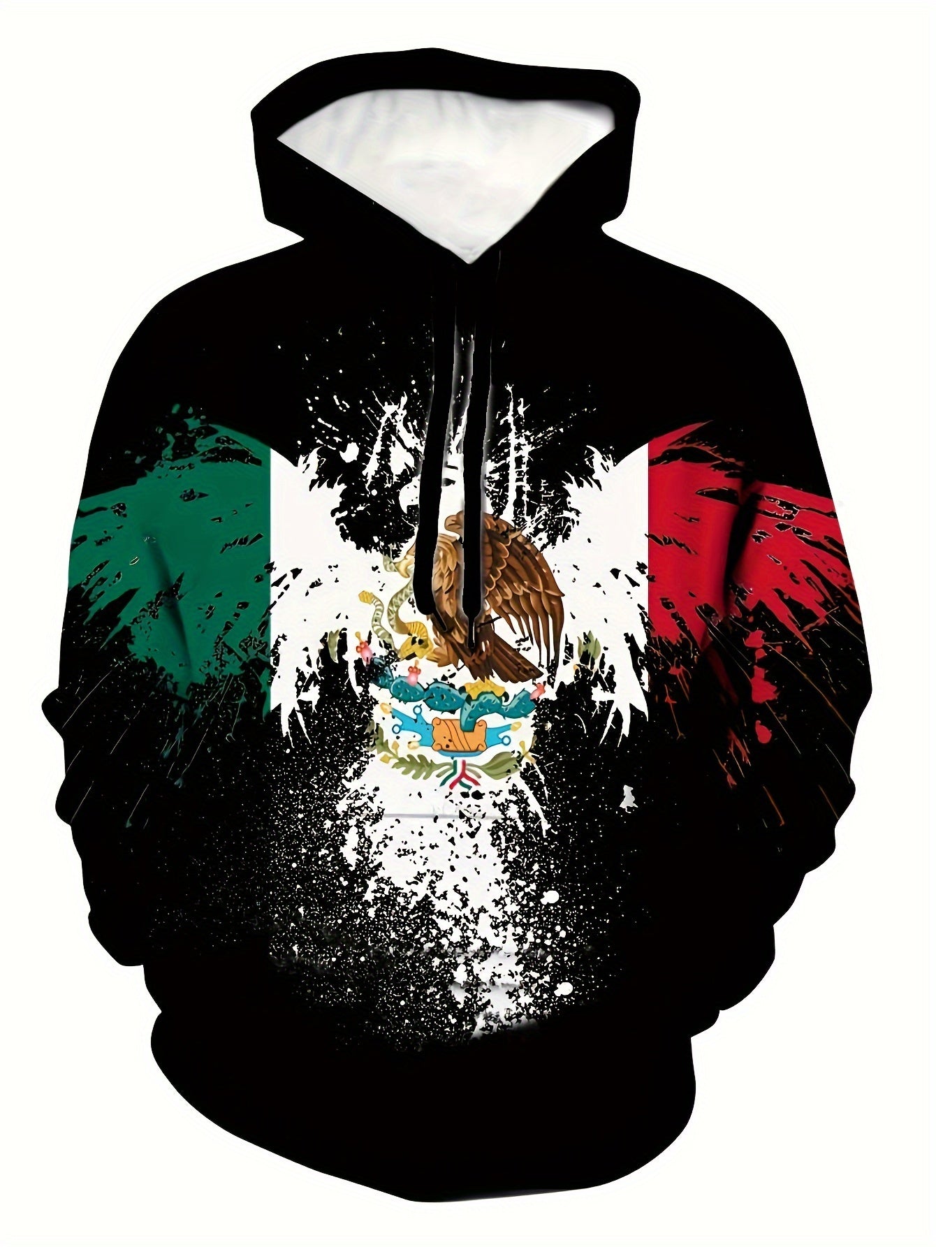 Mexico Style Graphic Pattern Men's Long Sleeve Hoodie