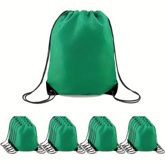 30pcs Unisex Drawstring Backpack Sports Bags Gym & Outdoor Activities