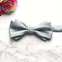 Men's Polyester Silk Bow Tie Multicolor Wedding Bow Tie Collar Flower Banquet