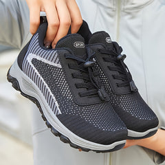 Women's Lightweight Breathable Running Shoes Lace Up Type