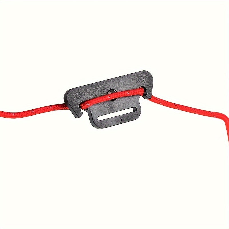 20pcs Tent Rope Plastic Adjustment Buckles Canopy Pole Reinforcement