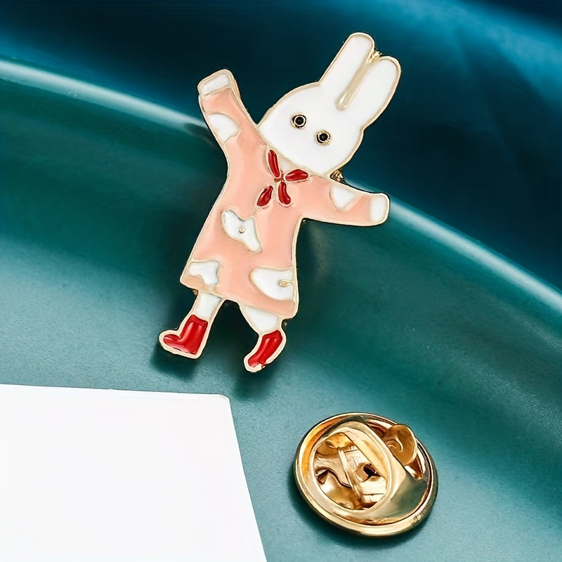 Bunny Brooch for Boys Backpack Hat Clothes