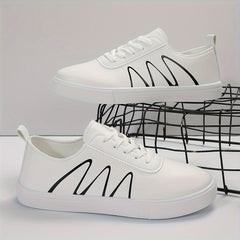 Women's Round Toe Lightweight Low Flats Non slip Comfort Casual Sports Sneakers