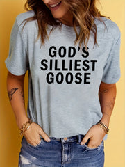Letter Graphic Breathable Short Sleeves Sports T shirt Women's Activewear