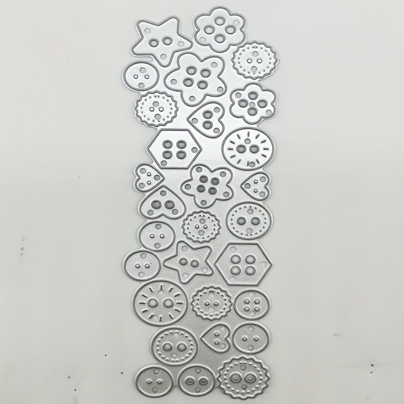 1pc Button DIY Metal Cutting Embossing Mold