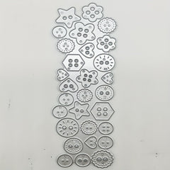 1pc Button DIY Metal Cutting Embossing Mold