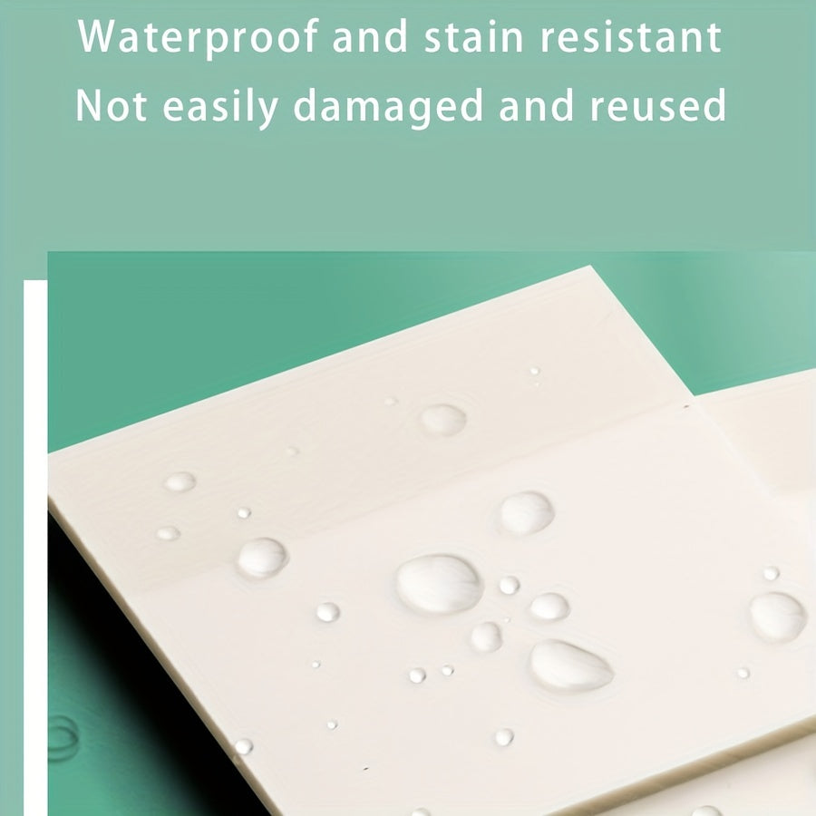 Waterproof Self Adhesive Sticky Note Pads 50pcs Translucent Sticky Note Paper