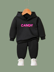 OERYUI Candy Print Hoodies Pants Set For Spring Fall Sports