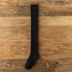 Solid Thigh High Socks Over Knee Women's Stockings Warm Hosiery