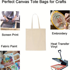 Economical Canvas Party Gift Tote Bag Wedding Birthday Decor Craft Bag