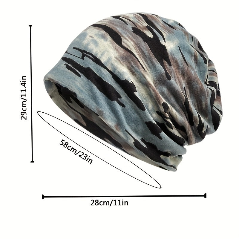 Breathable Beanie Hat Lightweight Sun Protective Dual purpose Neck Wrap Head Hat