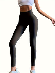 Bow Decor Yoga Pants High Waist Slim Fit Workout Leggings