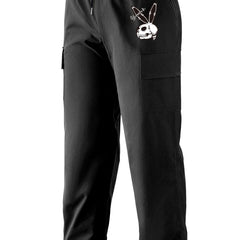 Pattern Print Cargo Pants Men Outdoor Trousers