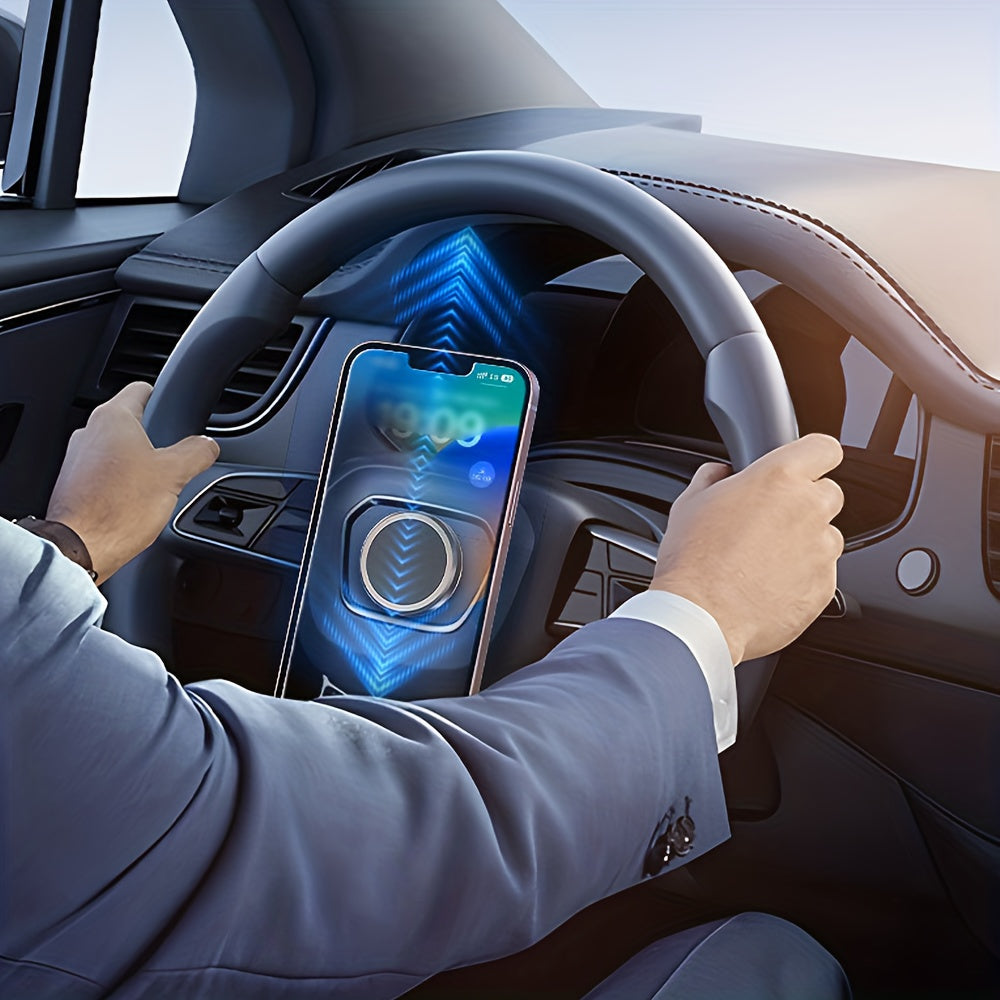 Magnetic Phone Holder for Car with Suction Cup - Safe Navigation