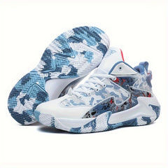 Men's Plus Size High Top Basketball Shoes - Non Slip & Durable