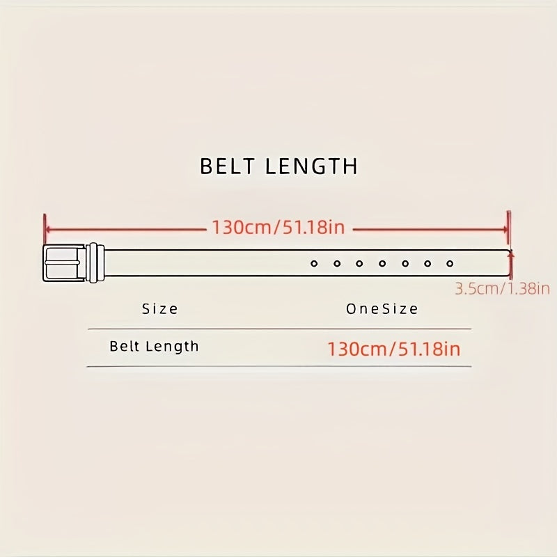Men's Business Casual Buckle Belt for Birthday