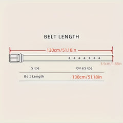 Men's Business Casual Buckle Belt for Birthday