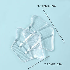 2pcs Gel Heel Stickers For High Heels & Sneakers