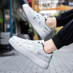 DIY Men's Low Cut Custom Lace Up Skate Sneakers