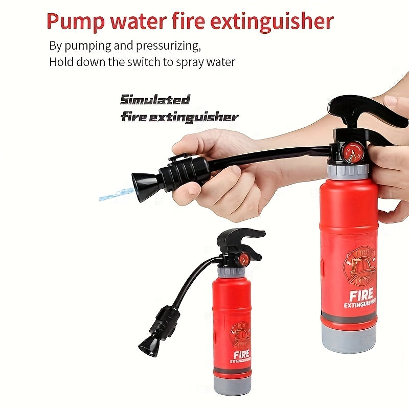 Kids Water Toy Fire Extinguisher Durable Plastic Novelty Beach & Outdoor Play
