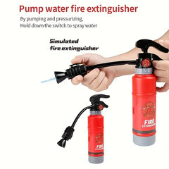 Kids Water Toy Fire Extinguisher Durable Plastic Novelty Beach & Outdoor Play