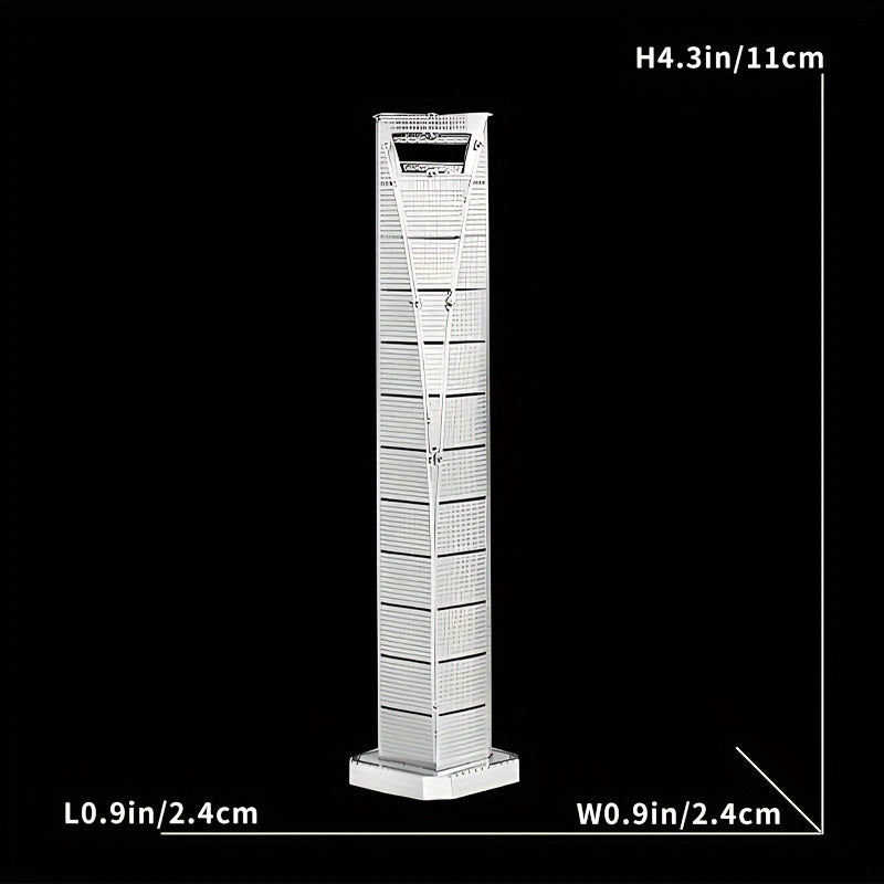 Shanghai Financial Center 3D Metal Puzzle Model