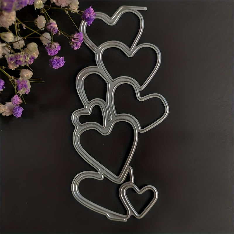 Heart Border Metal Die Cuts For Scrapbooking Hollow Hearts Frame