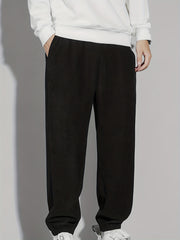 Men's Tapered Joggers Drawstring Corduroy Pants
