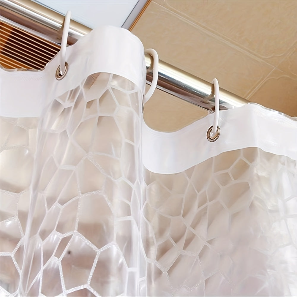 PEVA Clear Shower Curtain Waterproof 180x180cm