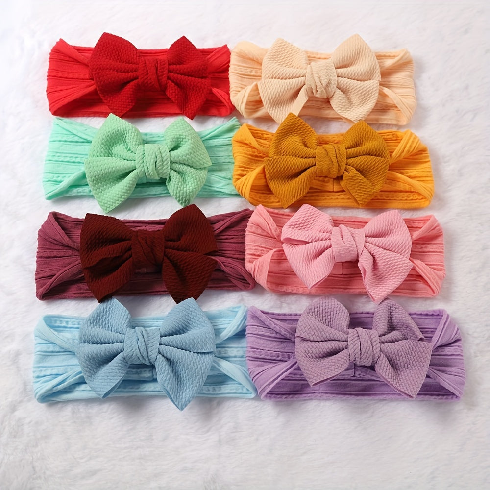 Baby Girls Nylon Bowknot Headband Hair Accessories
