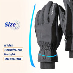 Winter Gloves Women Men Ski Gloves Warm Touch Screen Cycling Running Hiking