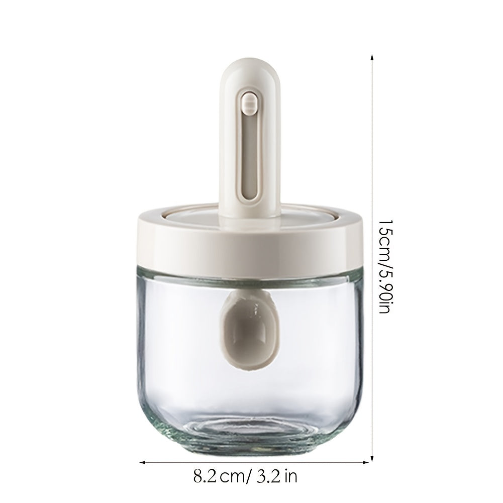 Leak-proof Seasoning Jar Spice Organizer with Spoon