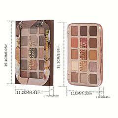 15 Color Matte & Glitter Eyeshadow Palette