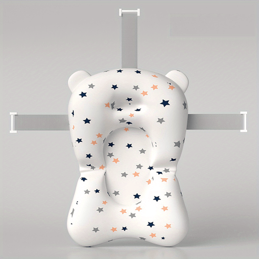 Newborn Baby Bath Seat Support - Soft Anti-Slip Bath Pad