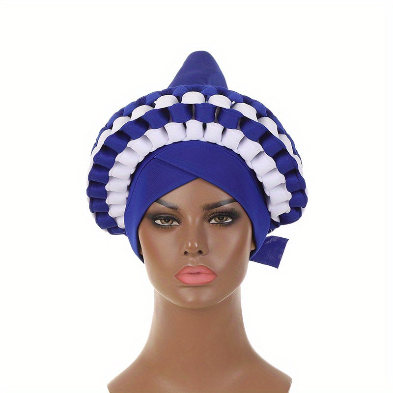 Double Braided Turban Cap Beanie Elastic Bonnet Head Wrap Hijab Hat Women
