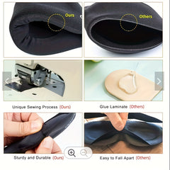 3D Stereo Sleep Eye Mask Light Blocking Soft Comfortable Blindfold
