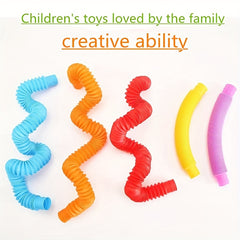 10pcs Pop Tubes Sensory Toys for Fine Motor Skills ADHD & Autism