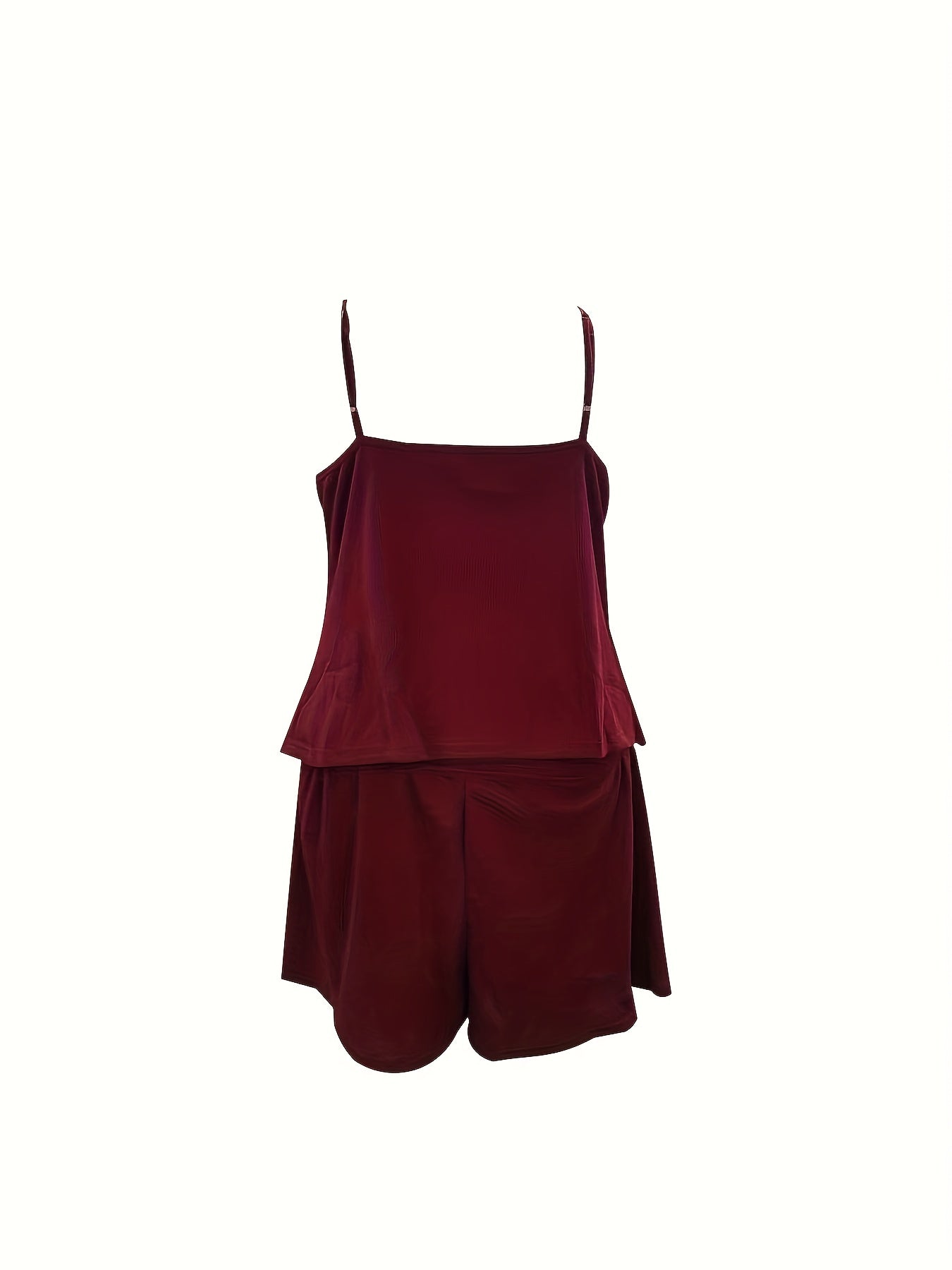 Ribbed V Neck Cami Top & Shorts Set