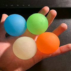 24pcs Glow In The Dark Sticky Balls Stress Balls For Adults