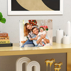 Acrylic Picture Frame 10x16 Clear Double Sided Photo Display