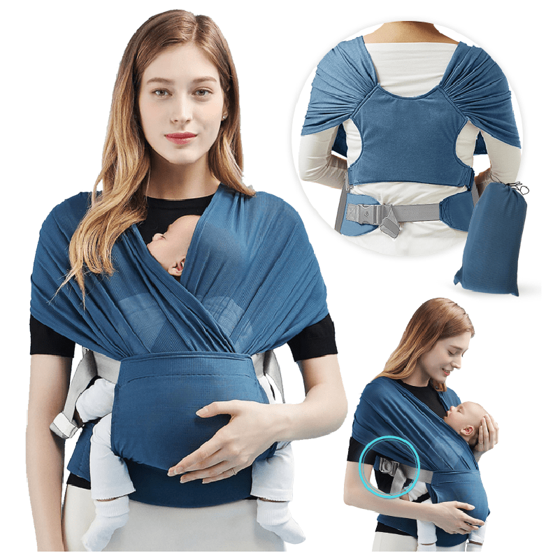 Baby Wrap Carrier Easy Wear for Newborn Up to 22.68 KG