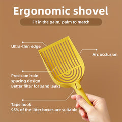 Cat Litter Scoop with Hanging Hook Deep Shovel Pet Cleaning