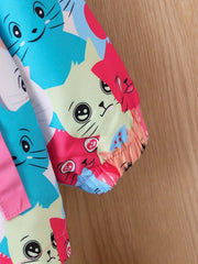 Cute Cartoon Graphic Baby Windbreaker Coat