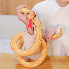 Funny Cartoon Snake Plush Toy Simulation Animal Snake Doll