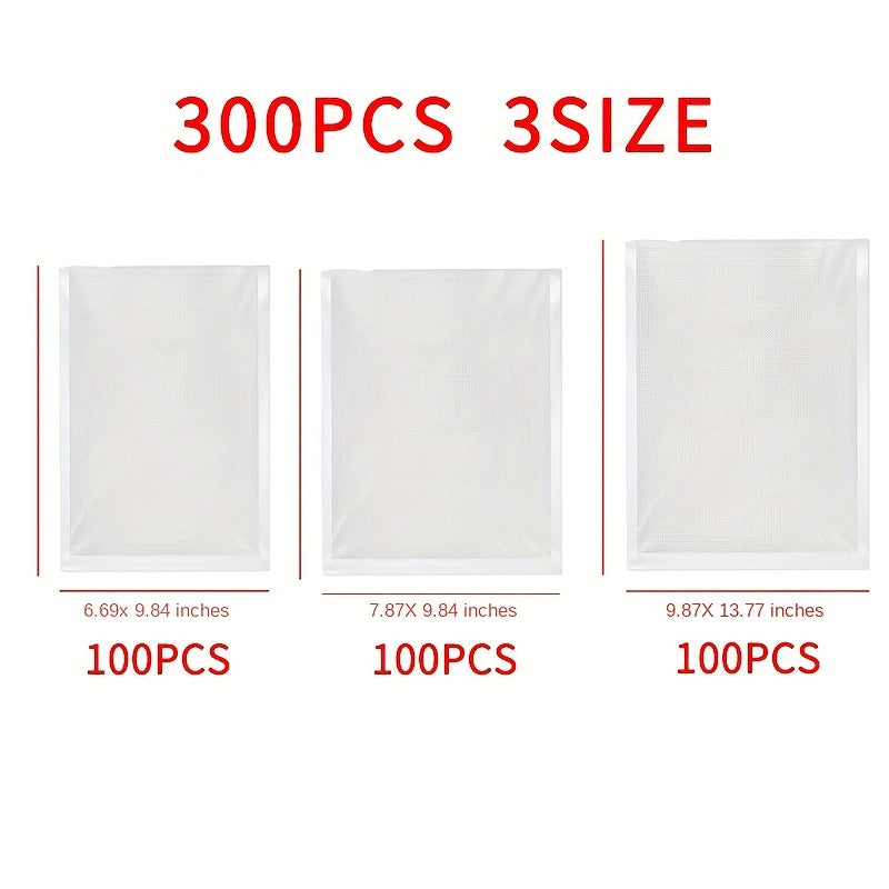 Vacuum Sealing Bags 300-600pcs, Food Storage BPA Bags